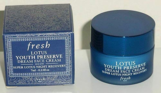 Fresh, Moisturizer Lotus Youth Preserve Dream Face Cream, 0.23oz/7ml