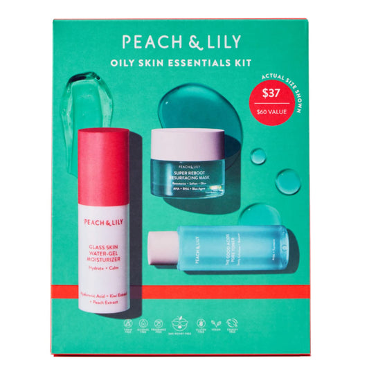 Peach & Lily, Set, Oily Skin Essentials Kit, 3pc