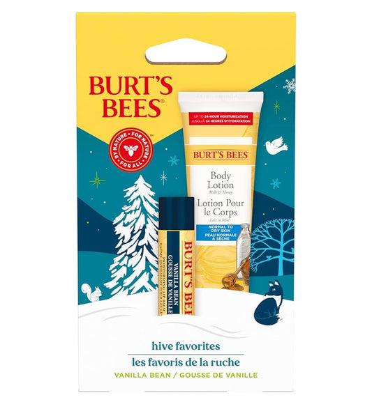 Burt's Bees, Set, Hive Favorites, Vanilla Bean, 2pc