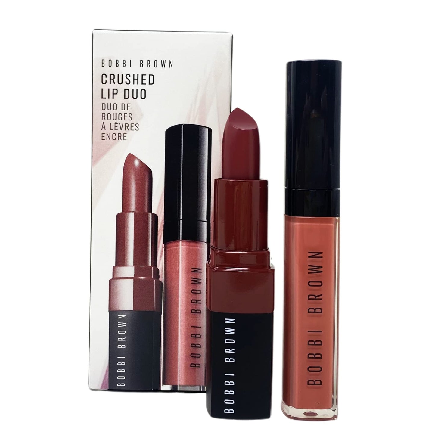 Bobbi Brown, Set, Crushed Lip Duo, Telluride/Free Spirit, 2pc