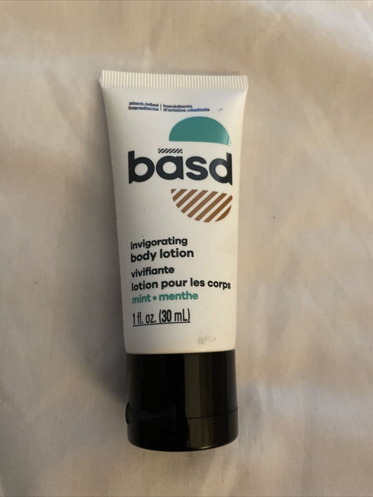 Basd, Moisturizer Body Lotion, Invigorating Mint, 1oz/30ml