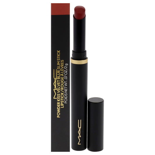 MAC, Lipstick Powder Kiss Velvet Blur Slim, Sweet Cinnamon, 0.07oz/2g
