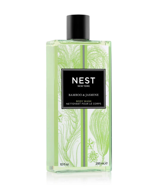 Nest, Cleanser Body Wash, Bamboo & Jasmine, 10oz/295ml