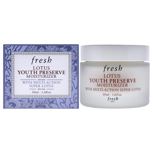 Fresh, Moisturizer Lotus Youth Preserve, 1.6oz/50ml
