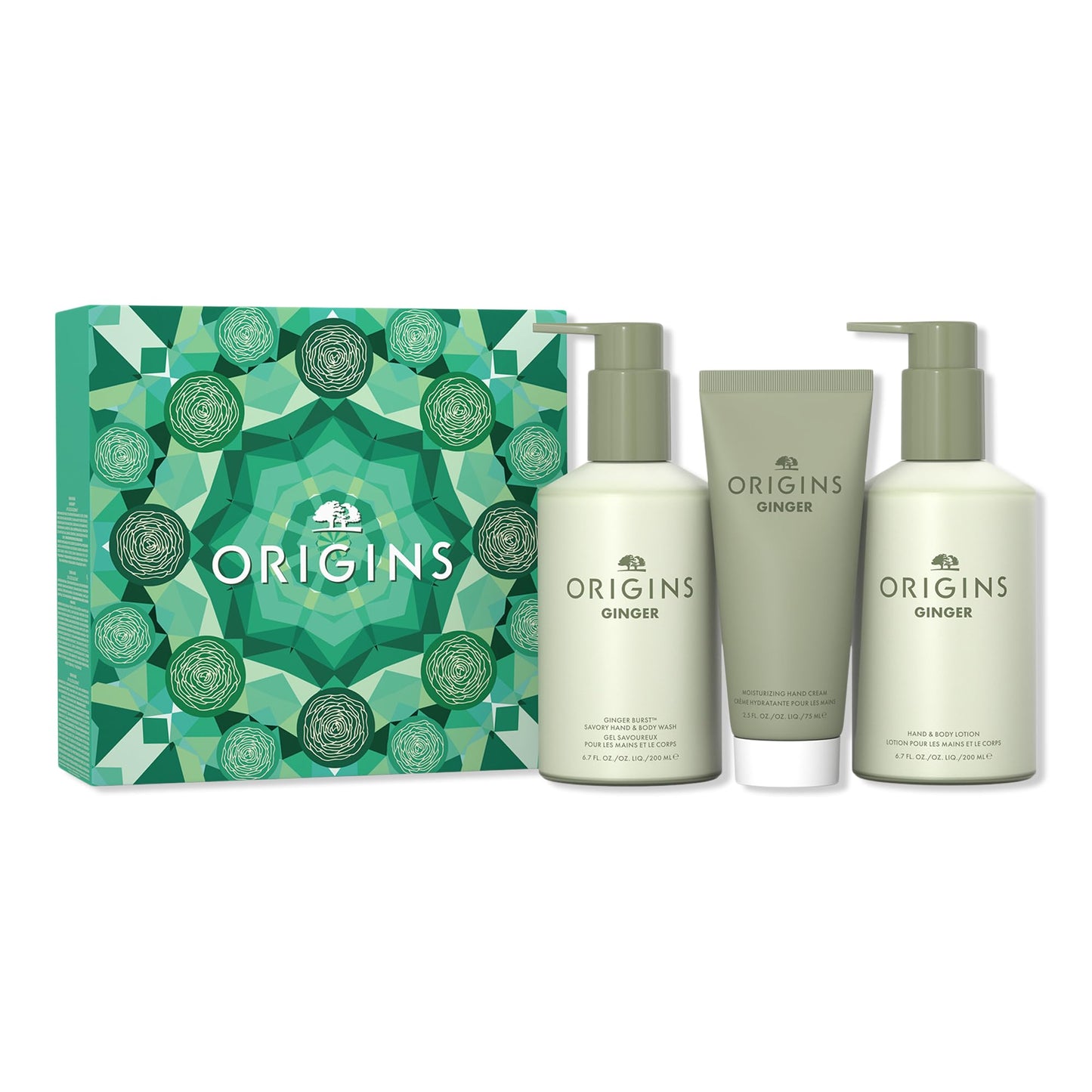 Origins, Set, H24 Ginger Body Nourishing Essentials Gift, 3pc