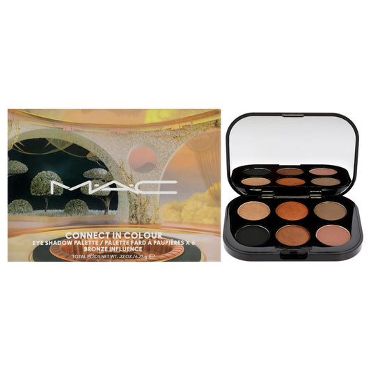 MAC, Palette Eyeshadow, Connect In Colour Small, Bronze Influence x6