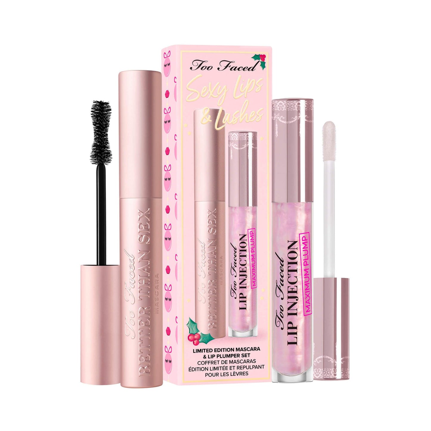 Too Faced, Set, Sexy Lips & Lashes, 2pc