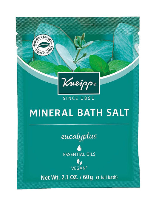 Kneipp, Bath Salt Mineral, Under The Weather Eucalyptus, 2.1oz/60g