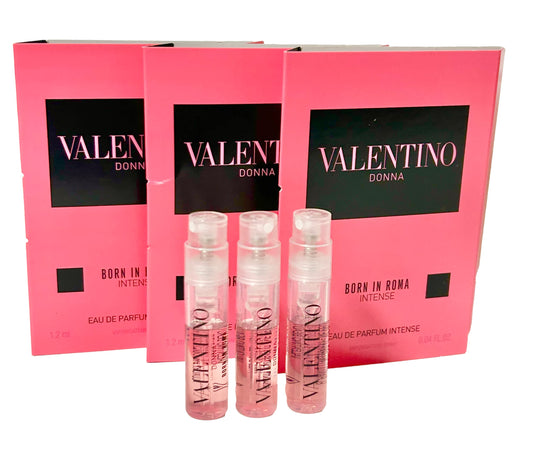 Valentino, Fragrance, Donna Born In Roma Intense, 0.04oz/1.2ml, Pack of 3