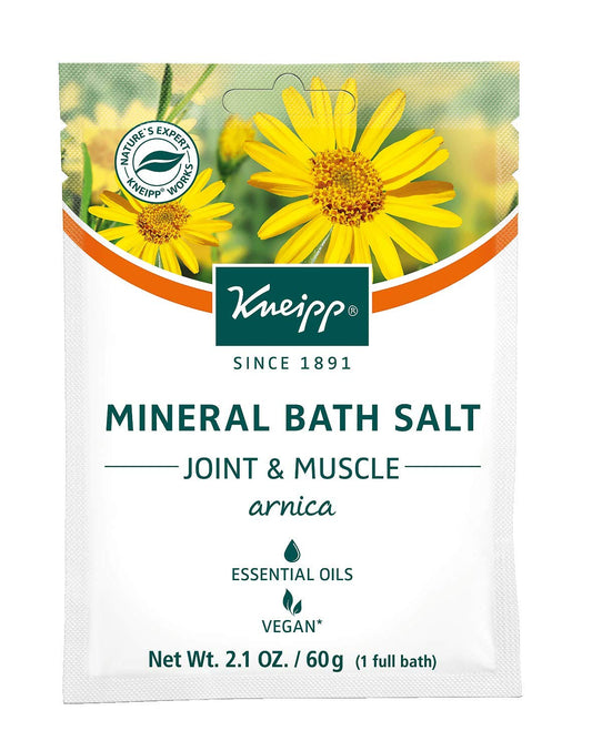 Kneipp, Bath Salt Mineral, Joint & Muscle Arnica, 2.1oz/60g