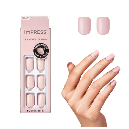 Kiss, Fake Nails Press-On Impress Color, 30pc