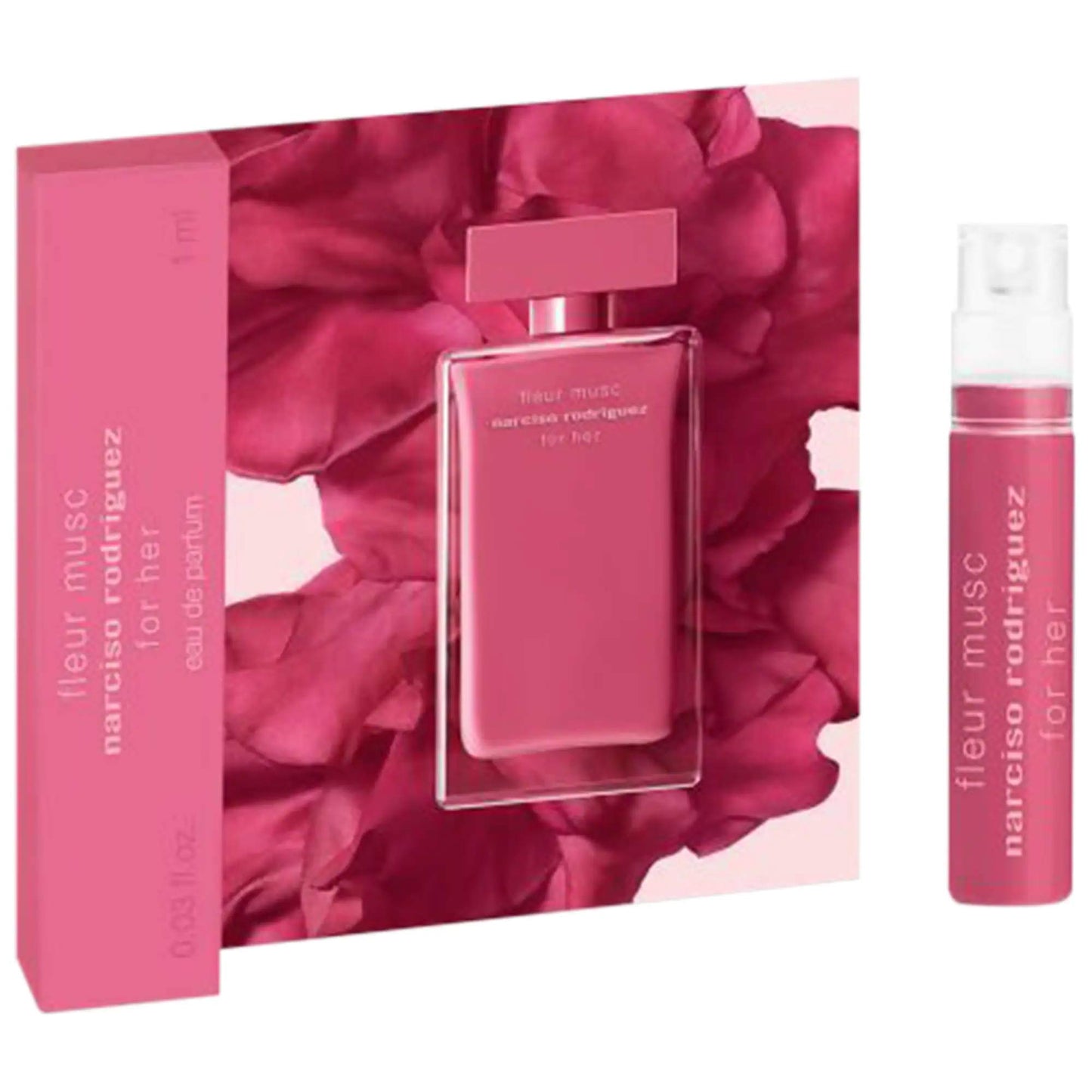 Narciso Rodriguez, Fragrance, Fleur Musc For Her Parfum, 0.02oz/0.8ml