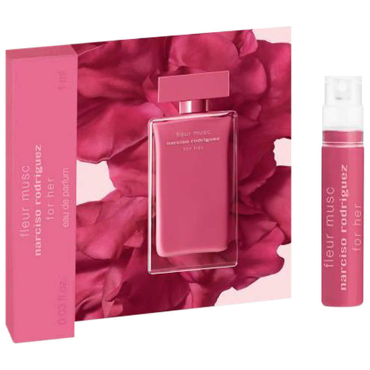 Narciso Rodriguez, Fragrance, Fleur Musc For Her Parfum, 0.02oz/0.8ml