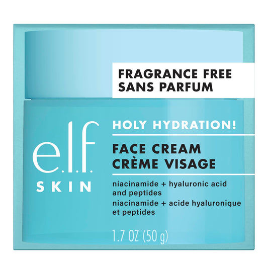 elf, Moisturizer Holy Hydration Face Cream, 1.8oz/50g