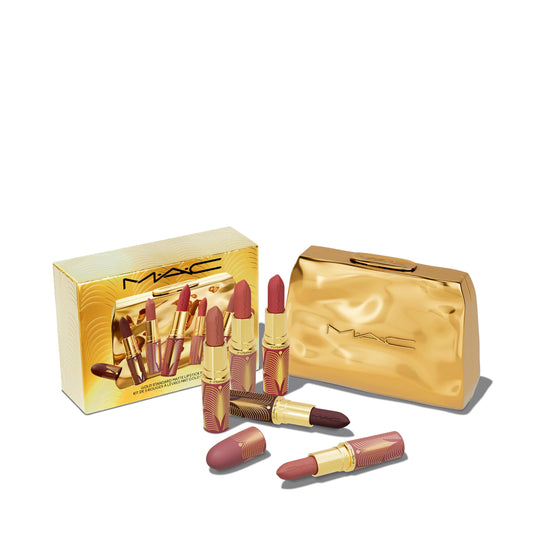 MAC, Set, H24 Gold Standard Matte Lipstick Kit, 6pc