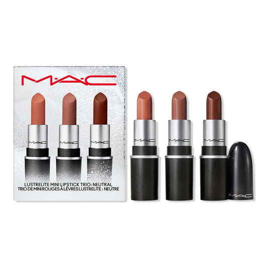 MAC, Set, H23 Lustrelite Mini Lipstick Trio, Neutral, 3pc