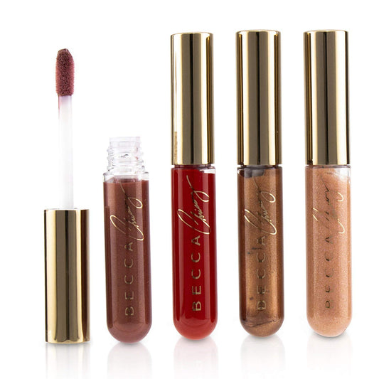 Becca, Set, Lip Icing Glow Gloss Cravings, 4pc