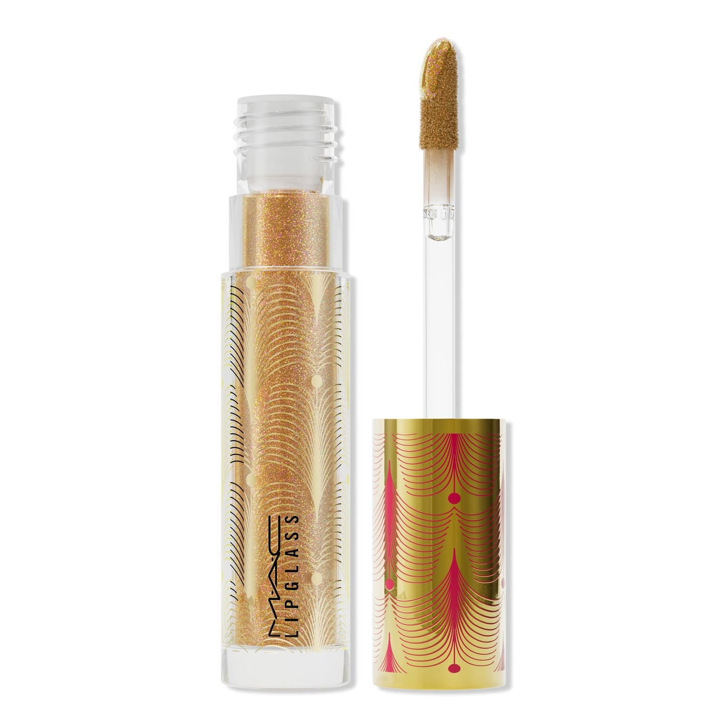MAC, Lipgloss Lipglass, Liquid Lurex H24, 0.1oz/3.1ml