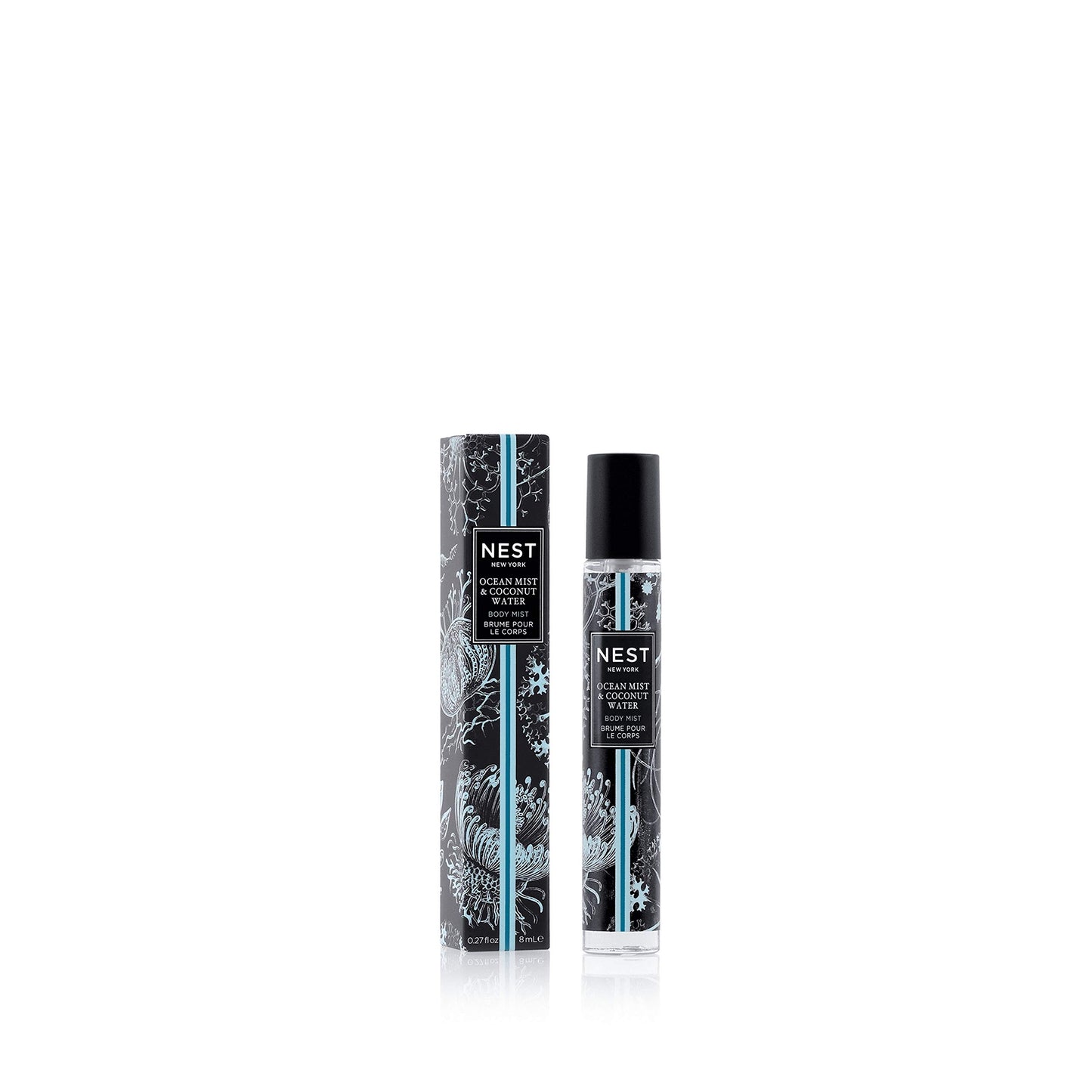 Nest, Moisturizer Body Mist, Ocean Mist & Coconut Water, 0.27oz/8ml