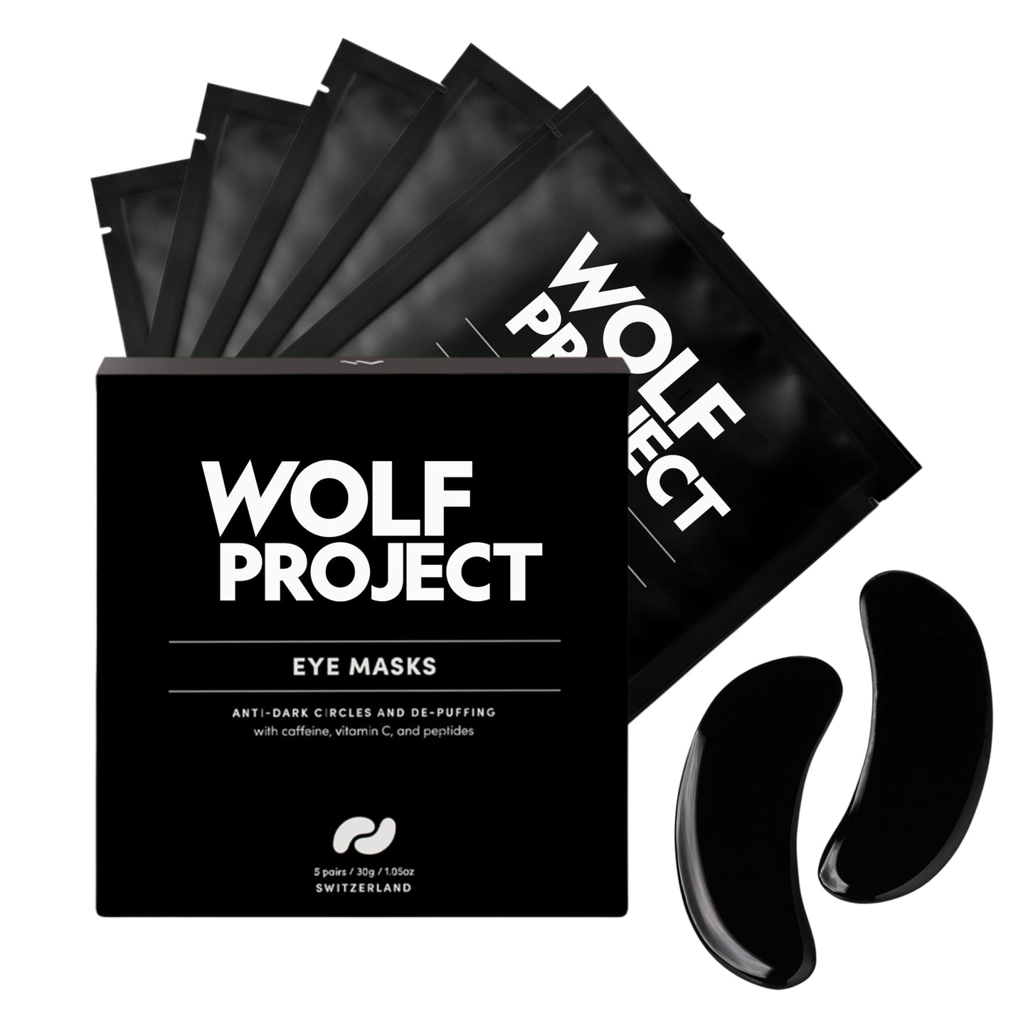 Wolf Project, Eye Masks Anti-Dark Circles, 5pcs