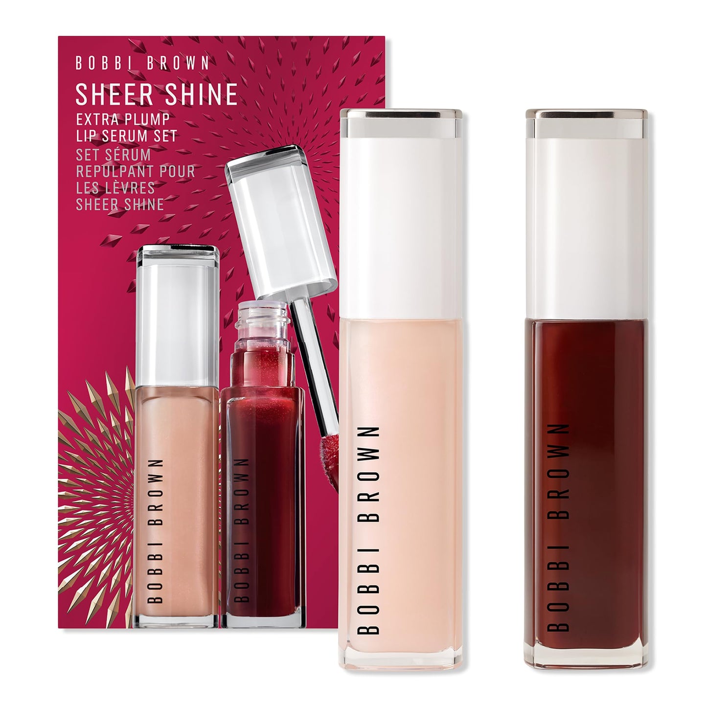 Bobbi Brown, Set, H24 Sheer Shine Extra Plump Lip Serum, 2pc