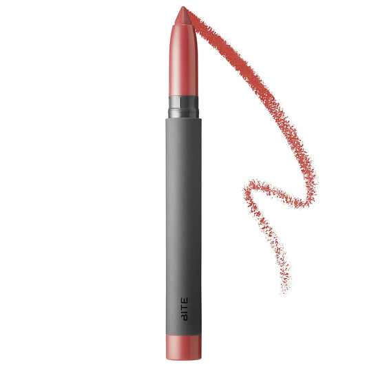 Bite, Lipstick Matte Creme Lip Crayon, Peche, 0.05oz/1.56g