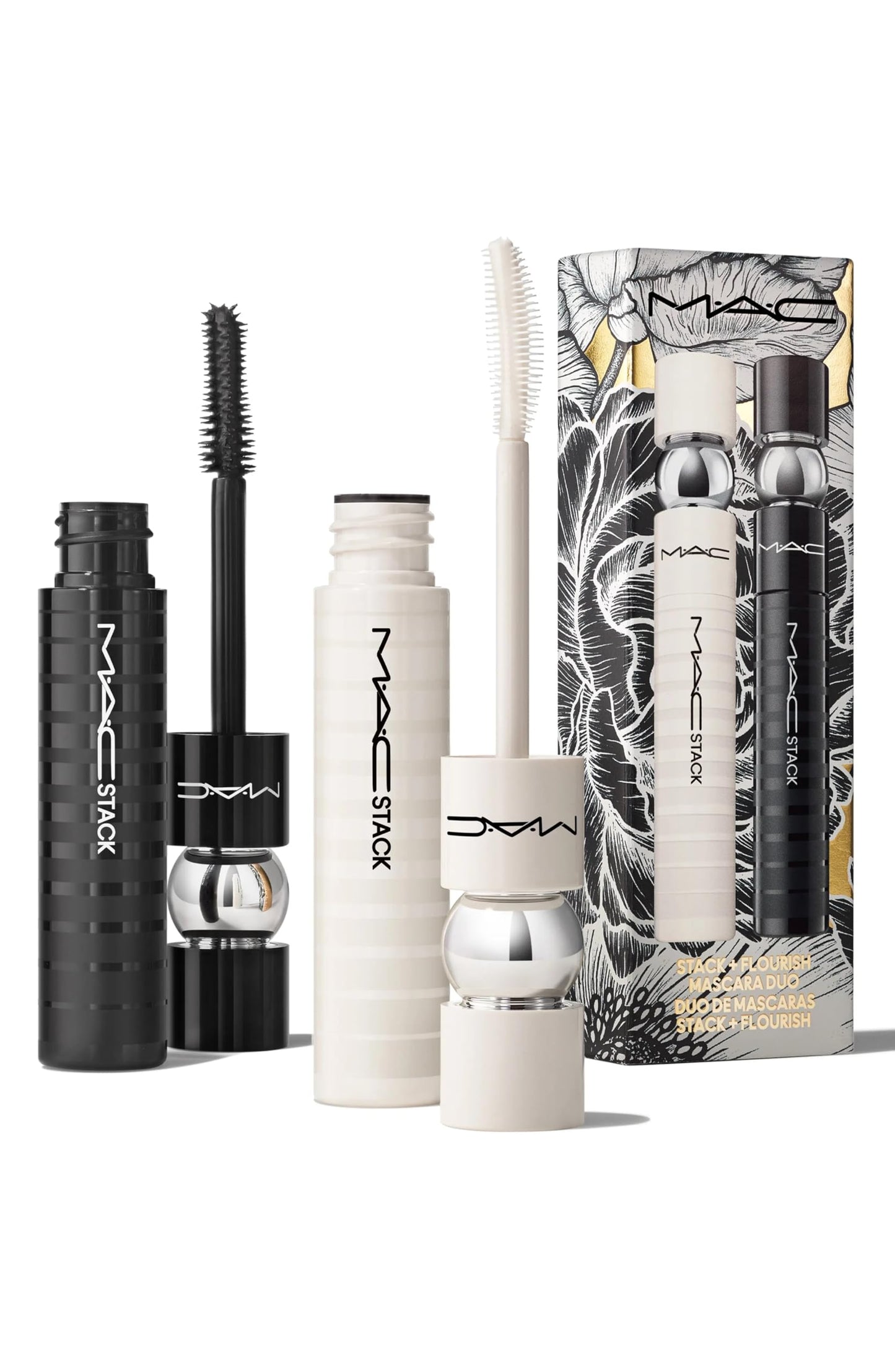 MAC, Bundle, H24 Stack + Flourish Mascara Duo, 2pc