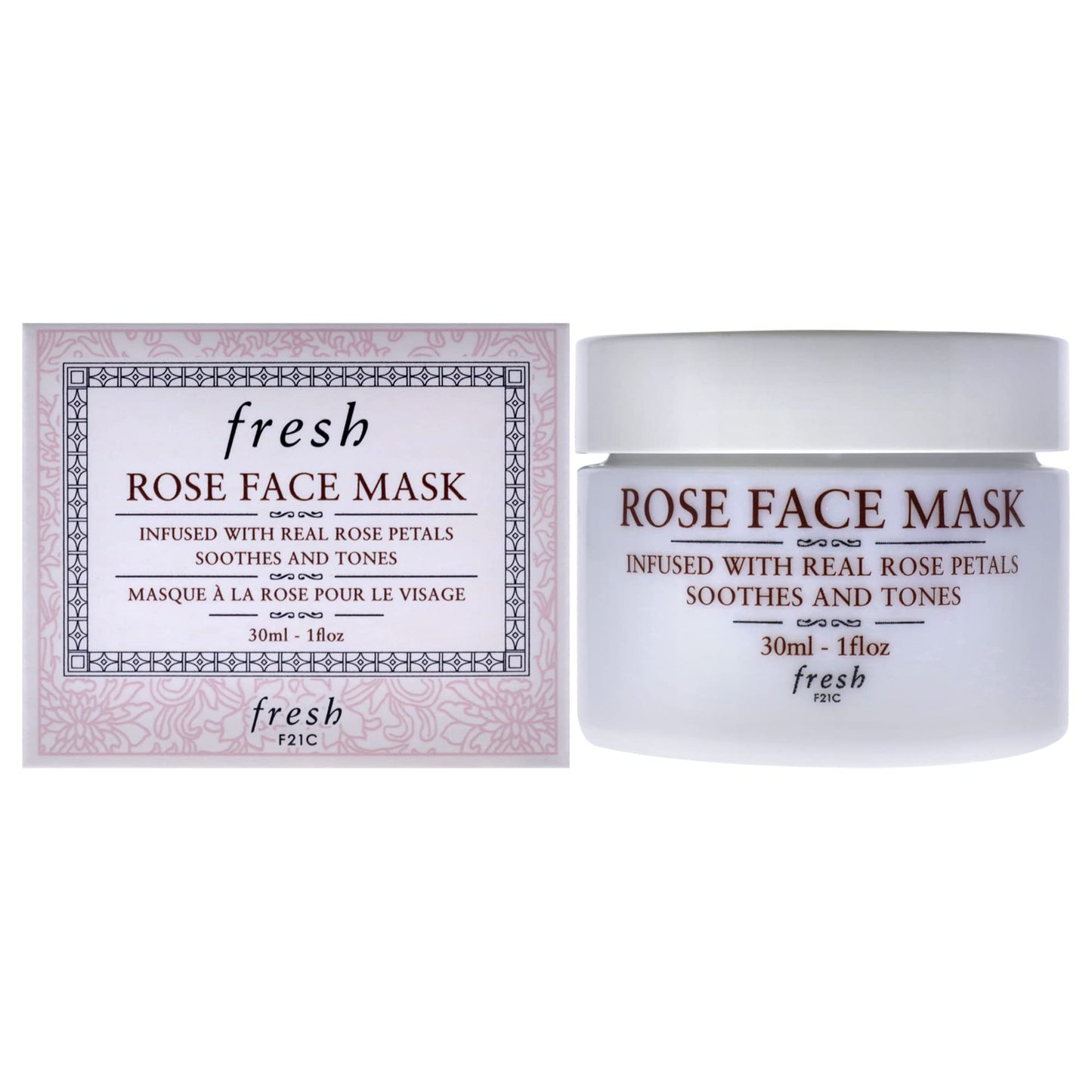 Fresh, Mask Rose Face, 1oz/30ml