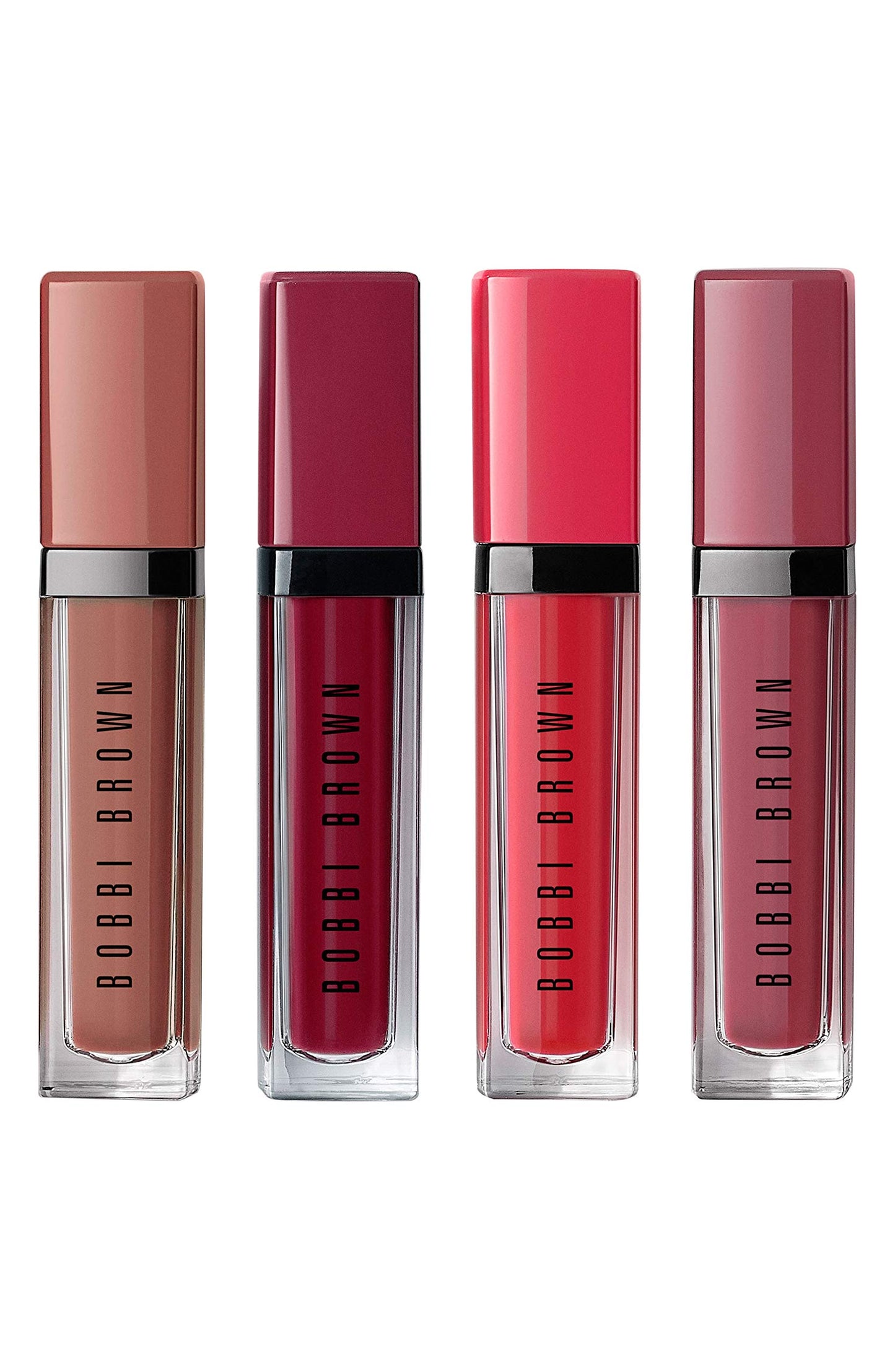 Bobbi Brown, Set, Lipstick Crushed Liquid Lip, 4pc