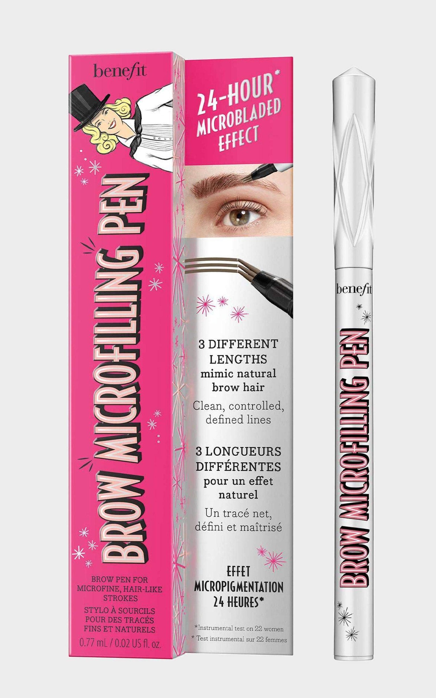 Benefit, Eyebrow Microfilling Pen, 5 Deep Brown, 0.02oz/0.77ml