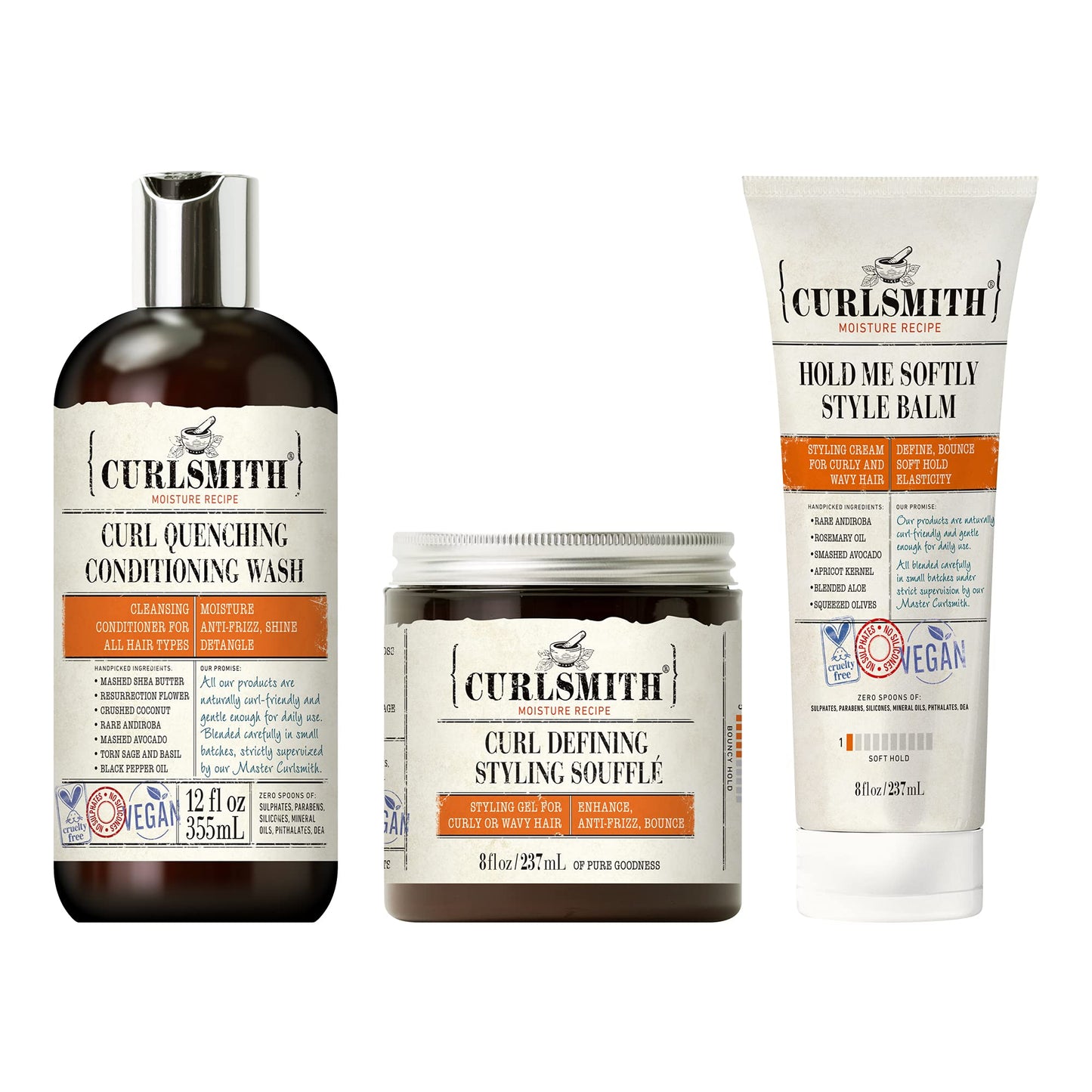 Curlsmith, Bundle, Curly Wash Day, 3pc
