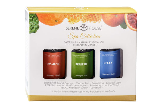 Serene House, Oil Spa Collection, 3pc
