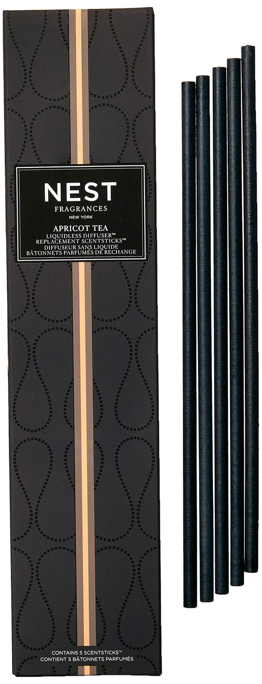 Nest, Diffuser Liquidless Refill, Apricot Tea, 5pc