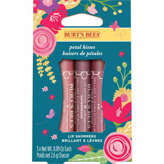 Burt's Bees, Set, Kissable Color, Petal, 3pc