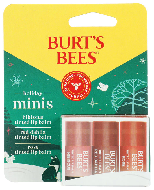 Burt's Bees, Set, Mini Tinted Lipbalm Trio, 3pc