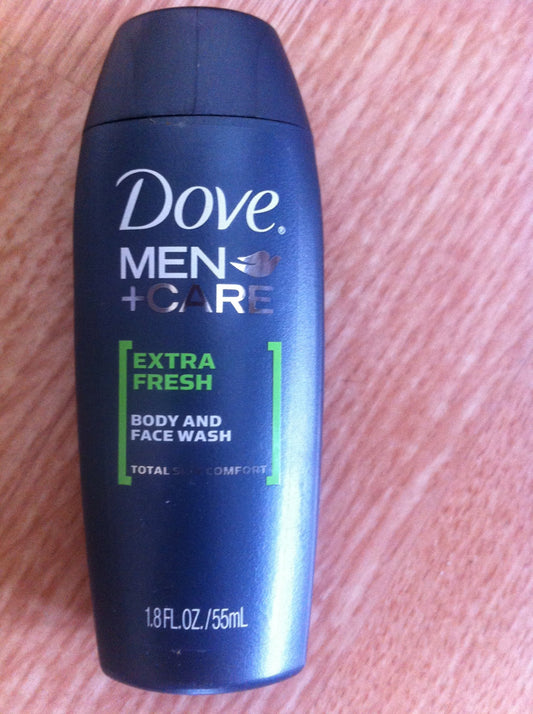 Dove, Body Wash and Face Men Care, Extra Fresh, 1.8oz/55ml