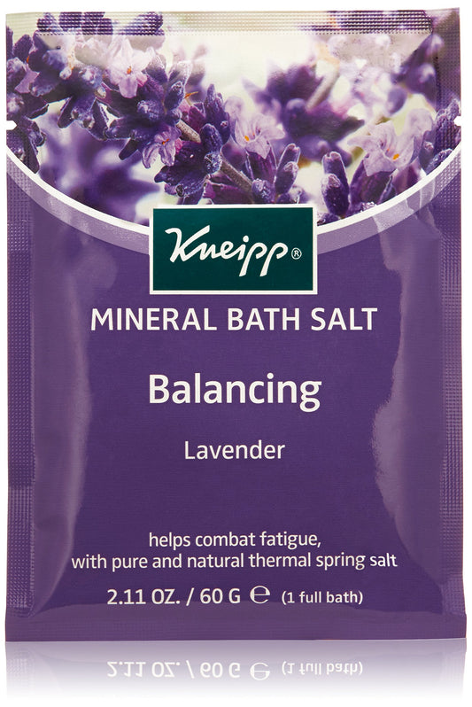 Kneipp, Bath Salt Mineral, Balancing Lavender, 2.1oz/60g