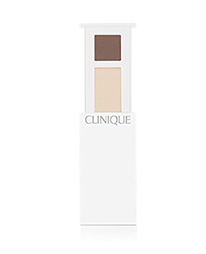 Clinique, Eyeshadow All About Shadow Duo, Bone/Grey Matters, 0.06oz/1.7g