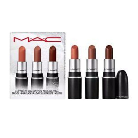 MAC, Set, H23 Lustrelite Mini Lipstick Trio, Neutral, 3pc