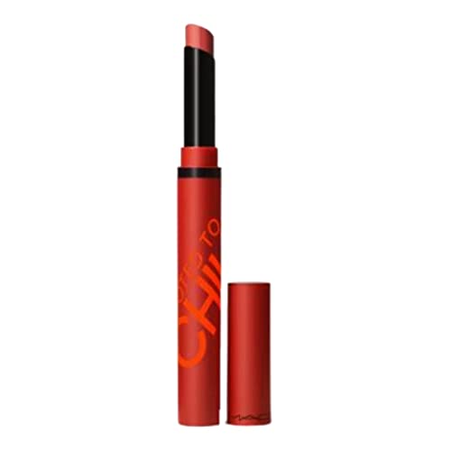 MAC, Lipstick Powder Kiss Velvet Blur Slim, Devoted To Chili, 0.07oz/2g