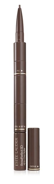 Estee Lauder, Eyebrow BrowPerfect 3D All-in-One Styler, Brunette, 0.06oz/1.75ml