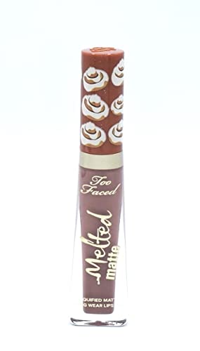 Too Faced, Lipstick Melted Matte Liquified, Cinnamon Bun, 0.23oz/7ml