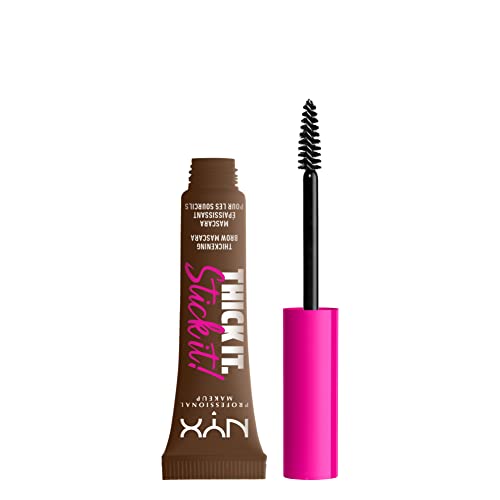 NYX, Mascara Thick It Stick It, Brunette, 0.23oz/7ml