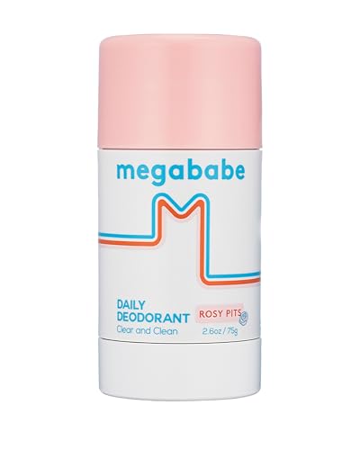 Megababe, Deodorant Daily, Rosy Pits, 2.6oz/75g