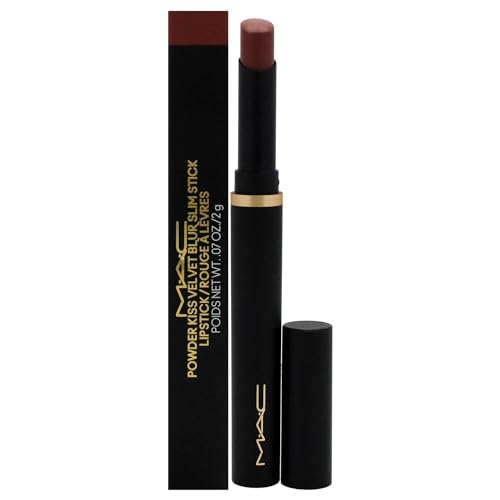 MAC, Lipstick Powder Kiss Velvet Blur Slim, Spice World, 0.07oz/2g