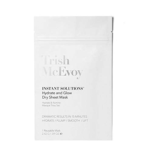 Trish McEvoy, Mask Instant Solution Hydrate & Glow Dry Sheet, 0.09oz/2.42g
