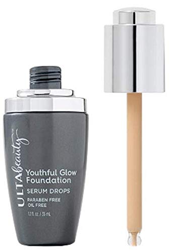 Ulta, Foundation Youthful Glow Serum Drops, Light Warm, 1.1oz/35ml