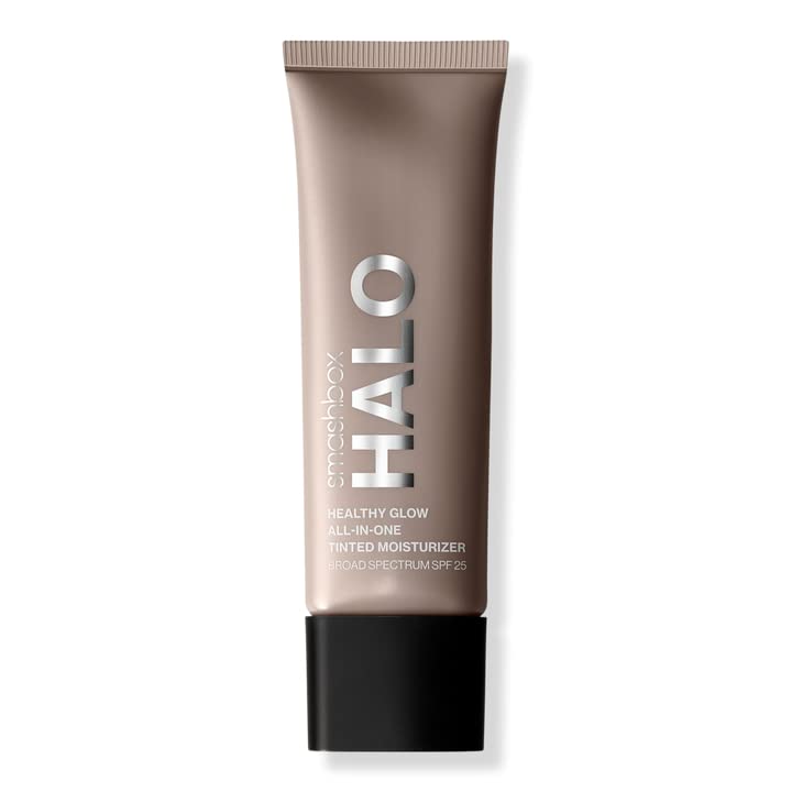 Smashbox, Moisturizer Halo Healthy Glow All-In-One Tinted, Medium Tan, 1.4oz/40ml