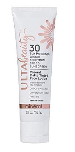 Ulta, Sunscreen Mineral Matte Tinted Face Lotion, 2oz/59ml