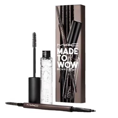 MAC, Set, Made To Wow Brow Kit, Deep, 2pc
